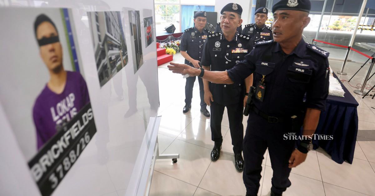 Police Bust Nets RM8.3 Million in Drugs, Foreigner Detained in Brickfields Operation