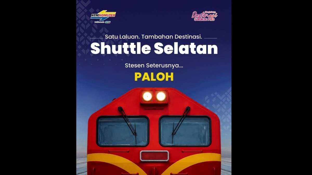 KTMB Launches Extended Southern Shuttle Service to Paloh, Strengthening Johor Mobility