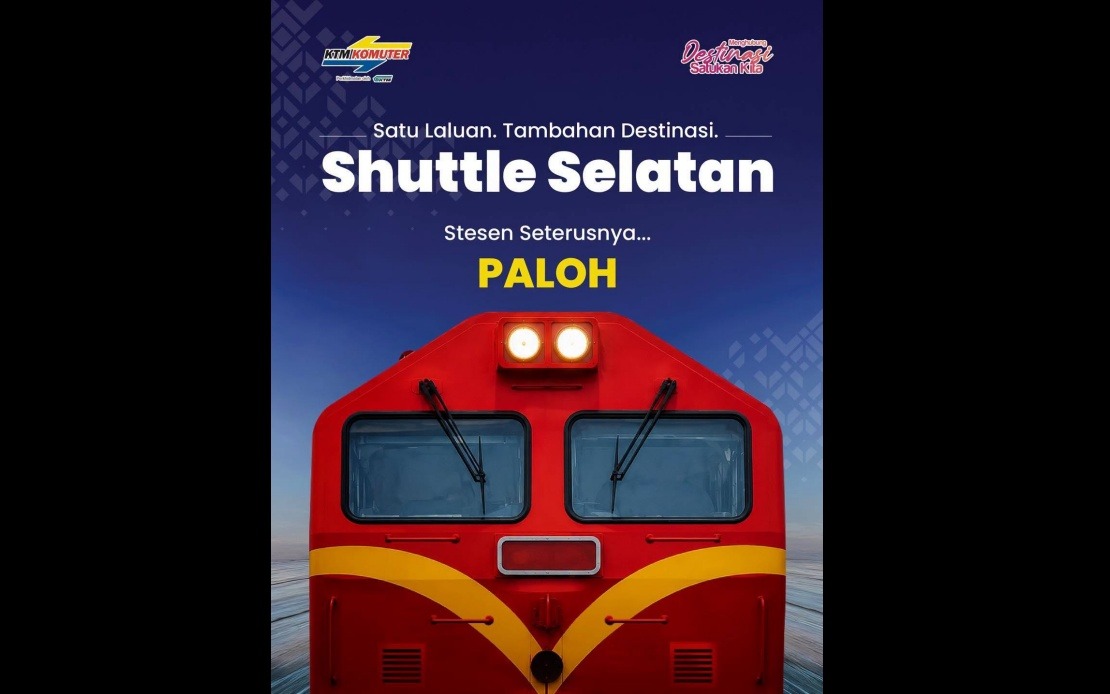 KTMB Launches Extended Southern Shuttle Service to Paloh, Strengthening Johor Mobility