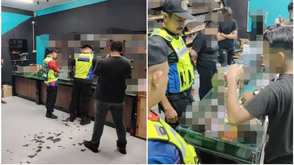 Kangar Council Seizes 400 Vape Liquid Units in Crackdown on Illegal Sales