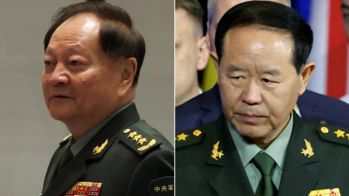 China Removes Two Senior Generals from Military Command in Sweeping Purge