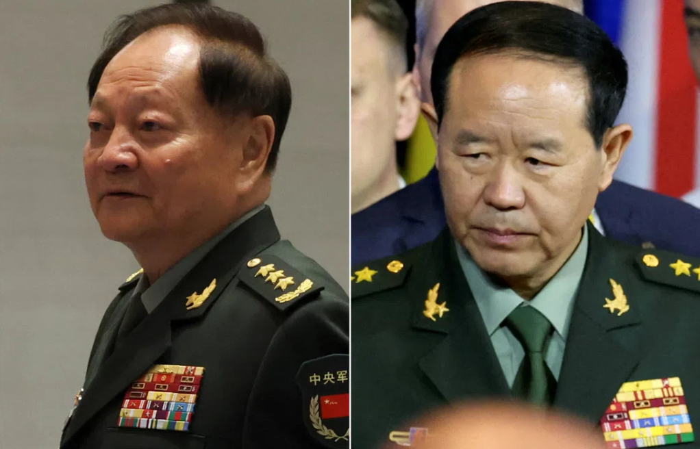 China Removes Two Senior Generals from Military Command in Sweeping Purge