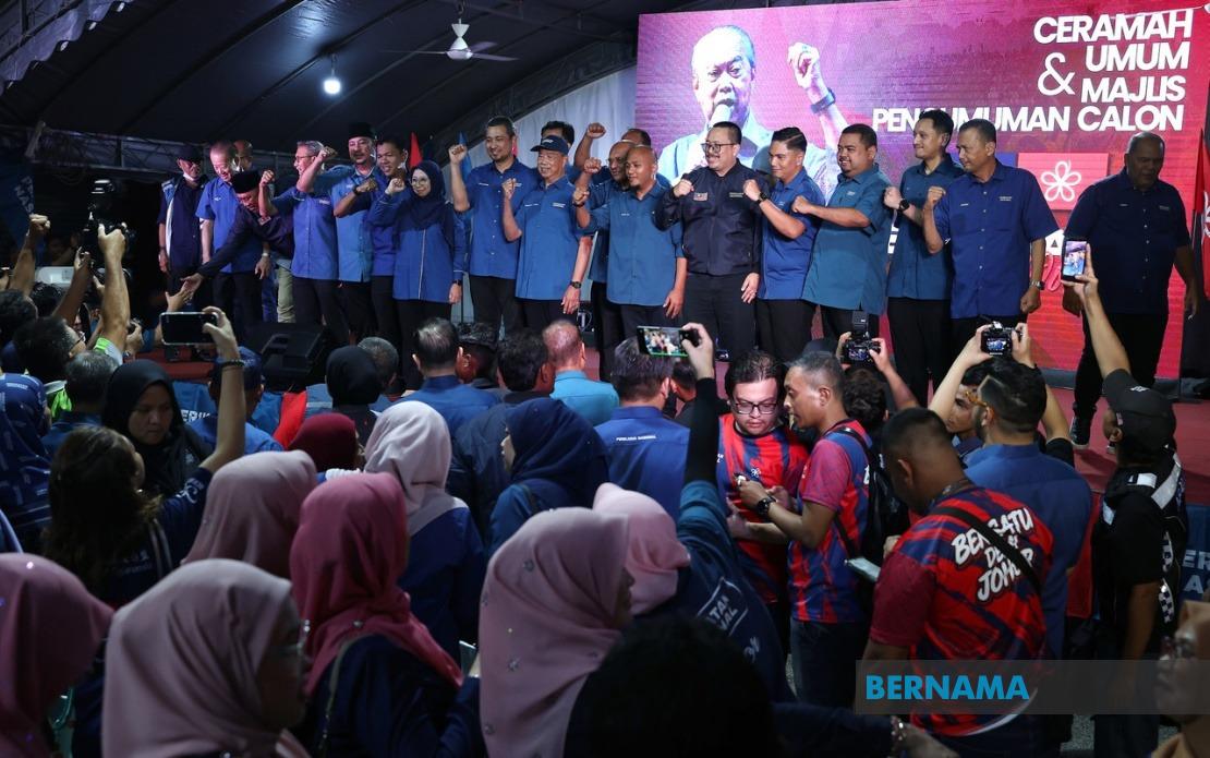 Muhyiddin Unveils Bersatu's 16 Candidates for Johor State Election
