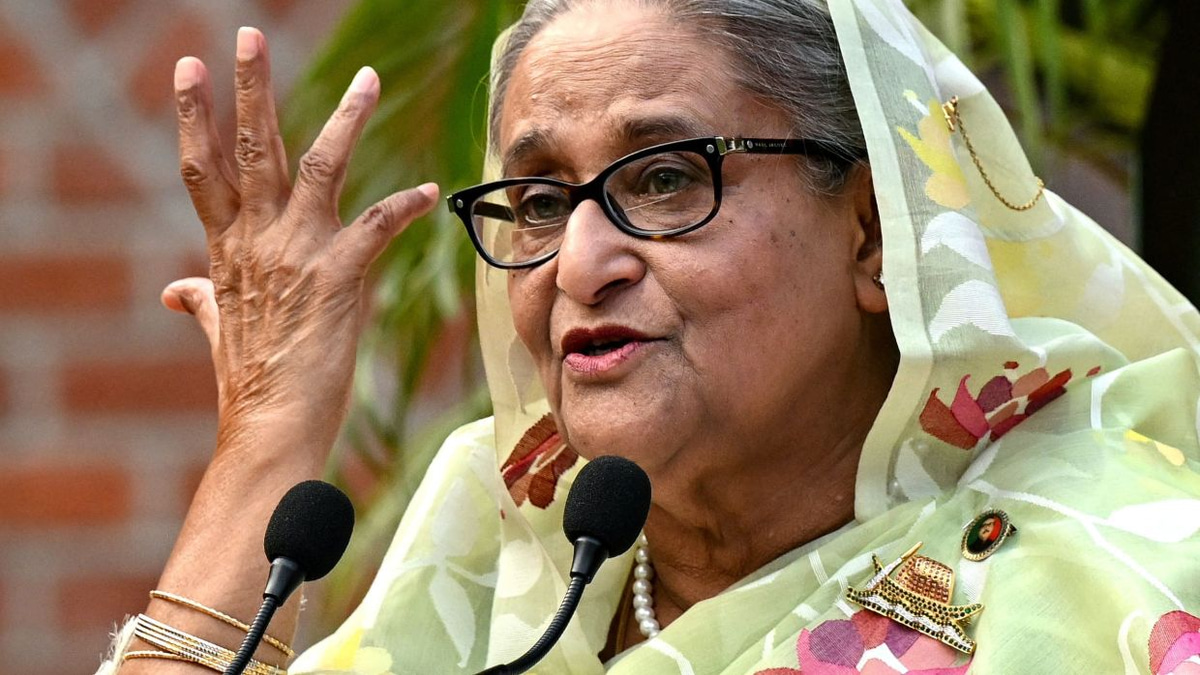 India Distances Itself from Sheikh Hasina's Virtual Address as Bangladesh Tightens Media Controls