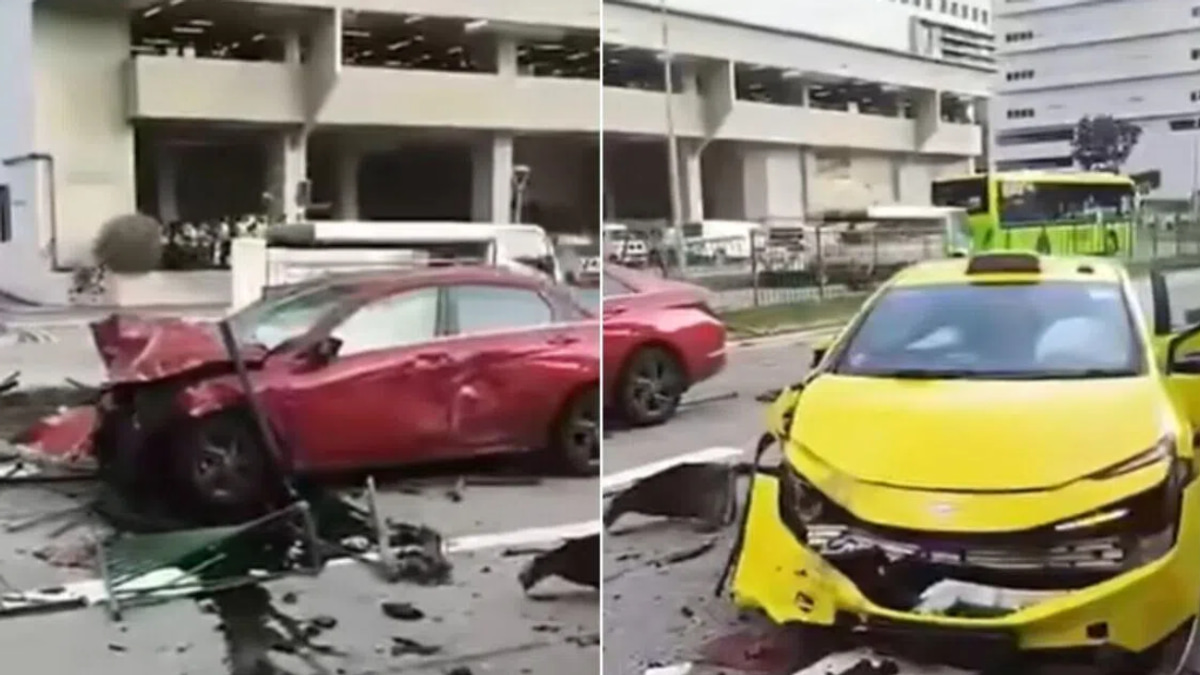 Singapore Driver Charged with Drug-Driving After Kallang Crash Injures Taxi Occupants