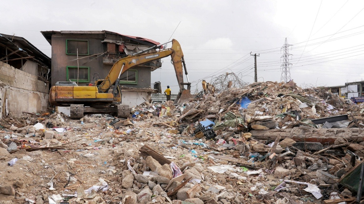 Nine Dead, 27 Rescued After Three-Story Building Collapses in Lagos