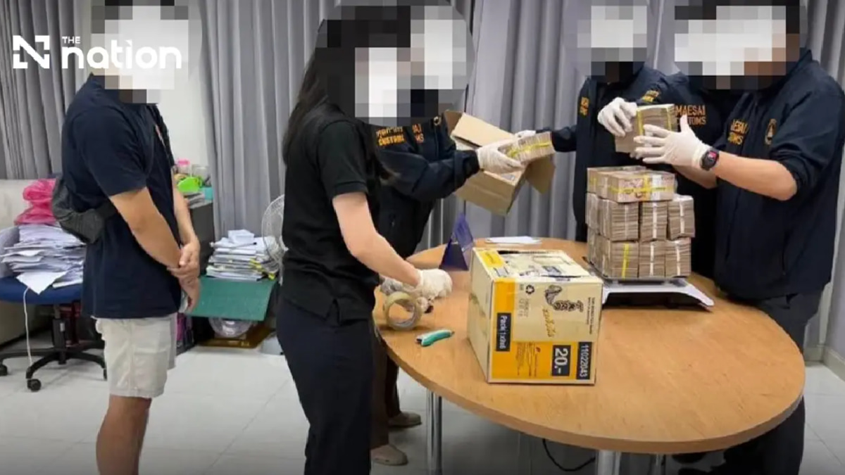 Thai authorities seize 23 million baht hidden in snack boxes at Myanmar border crossing