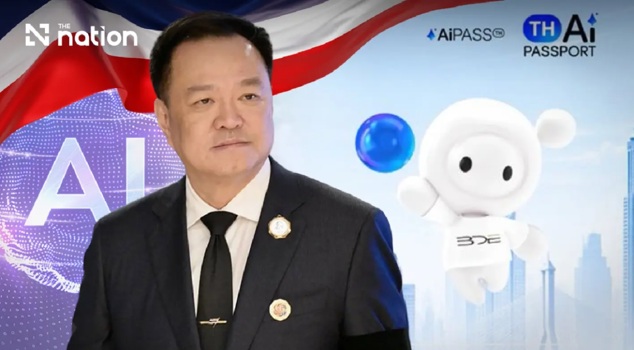Thailand's AI push hits five million target as PM Anutin defends TH-AI Passport amid questions
