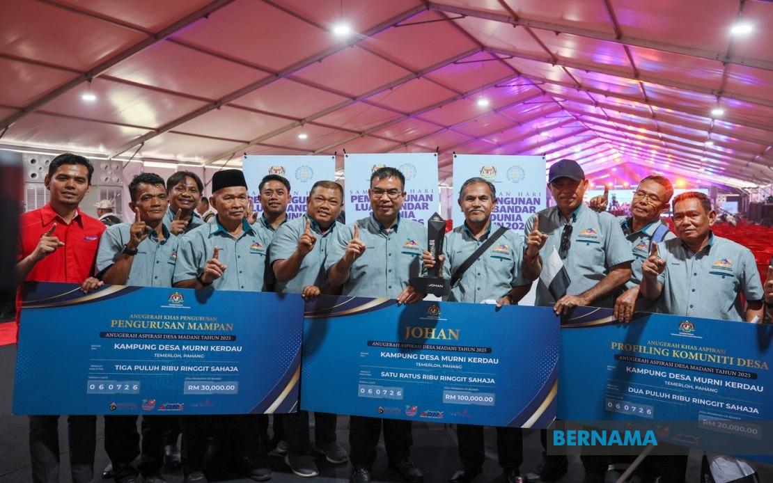 Desa Murni Kerdau Wins Three Prestigious Awards at World Rural Development Day 2026