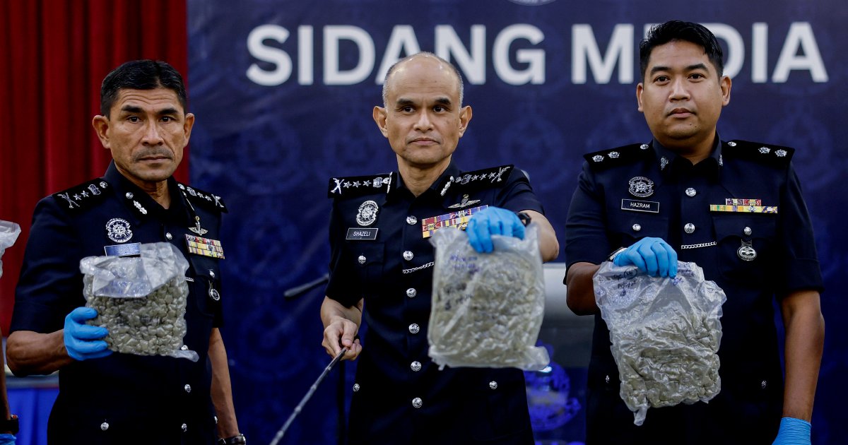 RM19.8 Million Cannabis Haul Bound for Europe Seized at KLIA; Seven Arrested